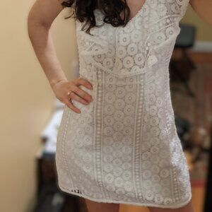 French Connection white mini sundress EUC *perfect for summer!*